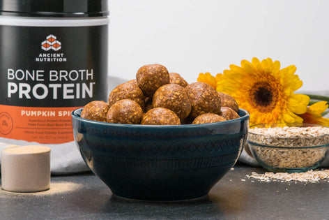 Pumpkin Energy Balls With Bone Broth Protein™ Pumpkin Spice