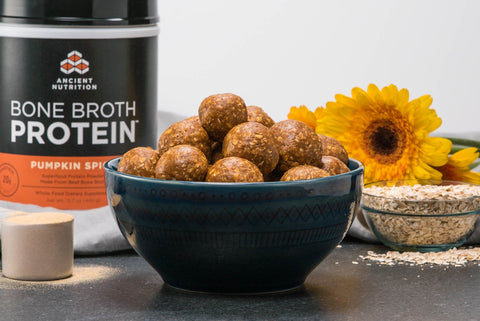 Pumpkin Energy Balls With Bone Broth Protein™ Pumpkin Spice