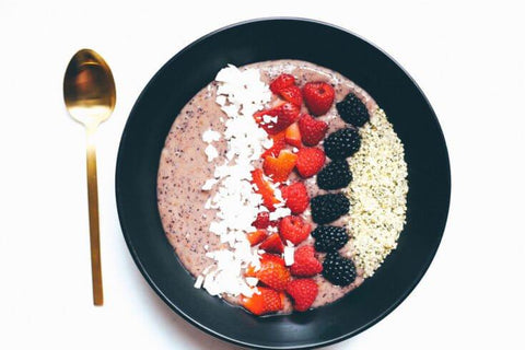 Coconut Yogurt Collagen Chia Seed Smoothie Bowl