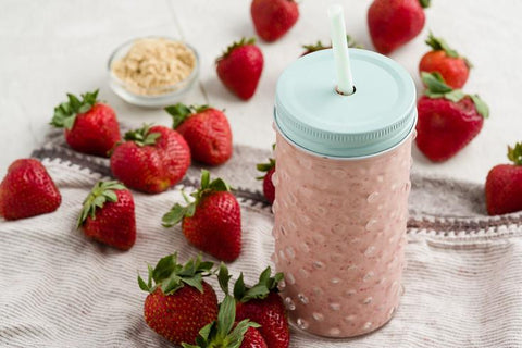 Organic Bone Broth Protein™ Peanut Butter, Strawberry & Banana Smoothie