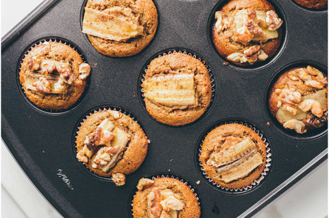 Banana Nut Muffins with Multi Collagen Protein